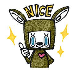 Funny Bunny Shaggy sticker #4164242