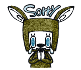 Funny Bunny Shaggy sticker #4164243