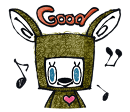 Funny Bunny Shaggy sticker #4164244