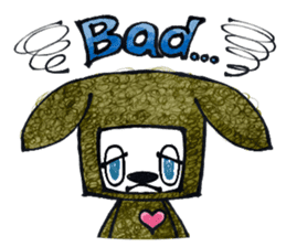 Funny Bunny Shaggy sticker #4164245