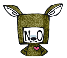 Funny Bunny Shaggy sticker #4164247