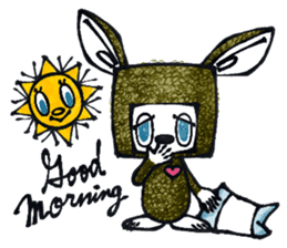 Funny Bunny Shaggy sticker #4164248