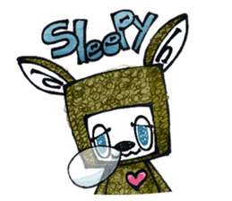 Funny Bunny Shaggy sticker #4164250