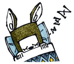 Funny Bunny Shaggy sticker #4164251