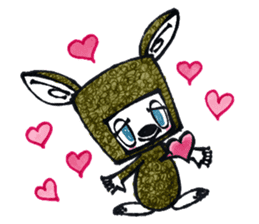 Funny Bunny Shaggy sticker #4164253