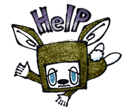 Funny Bunny Shaggy sticker #4164257