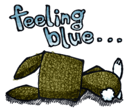 Funny Bunny Shaggy sticker #4164259