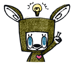 Funny Bunny Shaggy sticker #4164260