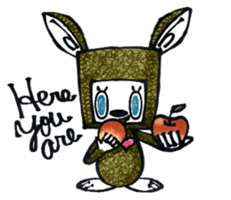 Funny Bunny Shaggy sticker #4164264