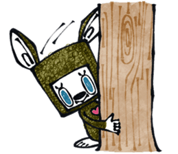 Funny Bunny Shaggy sticker #4164268
