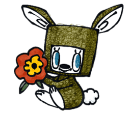 Funny Bunny Shaggy sticker #4164270