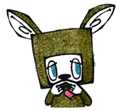 Funny Bunny Shaggy sticker #4164271