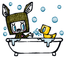 Funny Bunny Shaggy sticker #4164274