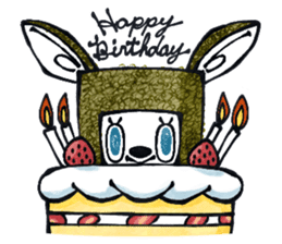 Funny Bunny Shaggy sticker #4164276