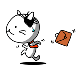 Cat of company employee sticker #4164841