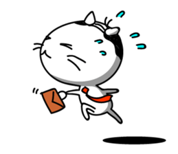 Cat of company employee sticker #4164843