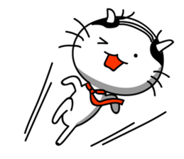 Cat of company employee sticker #4164844