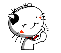 Cat of company employee sticker #4164846