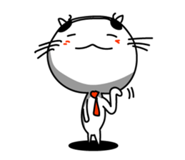 Cat of company employee sticker #4164862