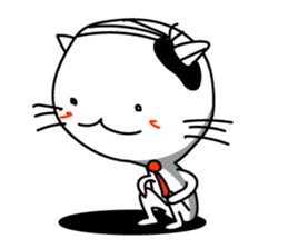 Cat of company employee sticker #4164865