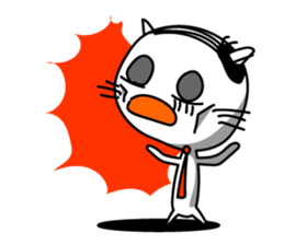 Cat of company employee sticker #4164867