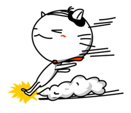 Cat of company employee sticker #4164869