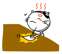 Cat of company employee sticker #4164870