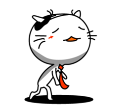 Cat of company employee sticker #4164871