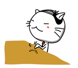 Cat of company employee sticker #4164872