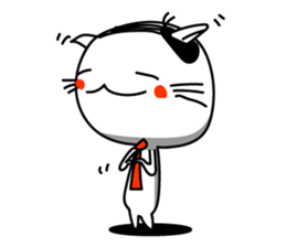 Cat of company employee sticker #4164873