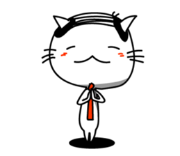 Cat of company employee sticker #4164874