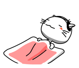 Cat of company employee sticker #4164875