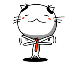 Cat of company employee sticker #4164878