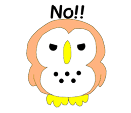 Fuku-chan. (owl) sticker #4164889