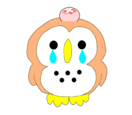 Fuku-chan. (owl) sticker #4164895