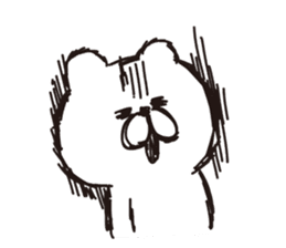 The White Black Bear sticker #4164978