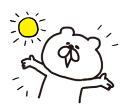 The White Black Bear sticker #4164998