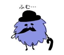 Gentleman of a furball sticker #4165032