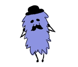 Gentleman of a furball sticker #4165035