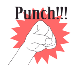 I convey thought by hand. sticker #4165395