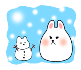 usamaru Rabbit sticker #4165670