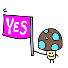 Colorful-mushroom sticker #4165696