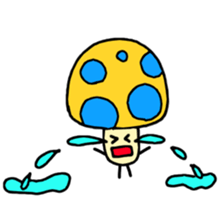 Colorful-mushroom sticker #4165702