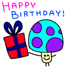 Colorful-mushroom sticker #4165707