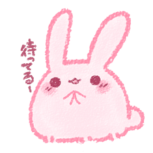 Sticker of love rabbit sticker #4165884