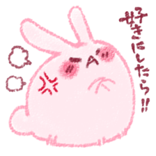 Sticker of love rabbit sticker #4165889
