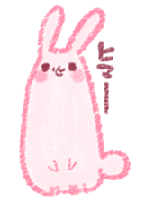 Sticker of love rabbit sticker #4165901