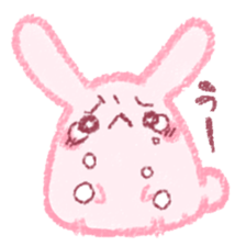 Sticker of love rabbit sticker #4165906