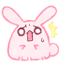 Sticker of love rabbit sticker #4165909