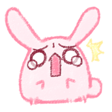 Sticker of love rabbit sticker #4165910